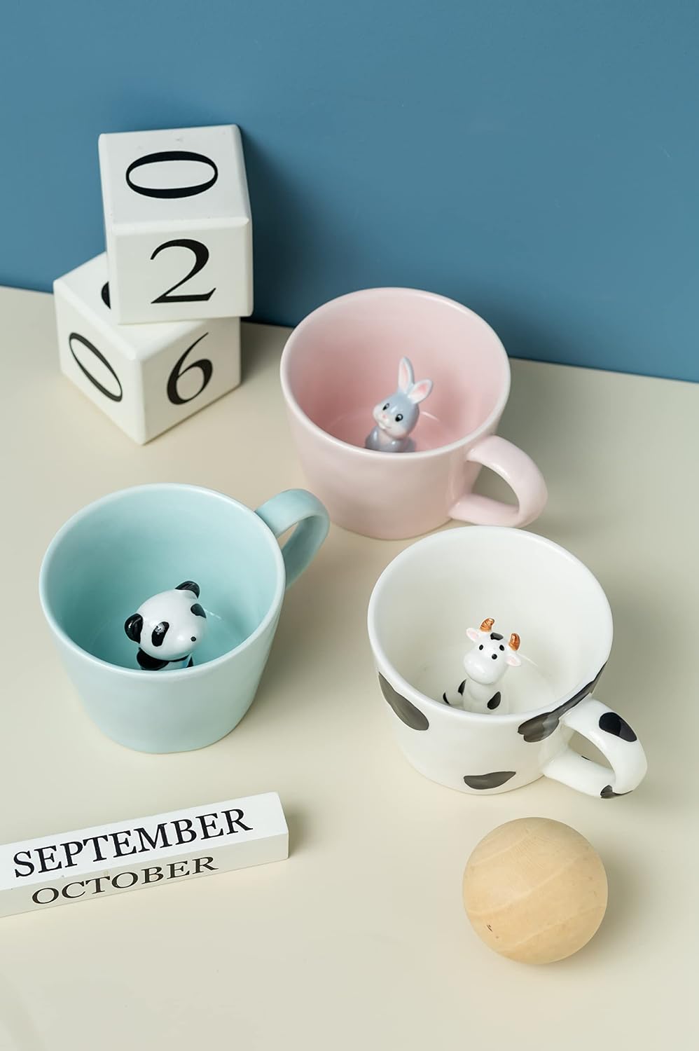 Cow Ceramic Cup Hidden 3D Animal Inside Mug - Image 9
