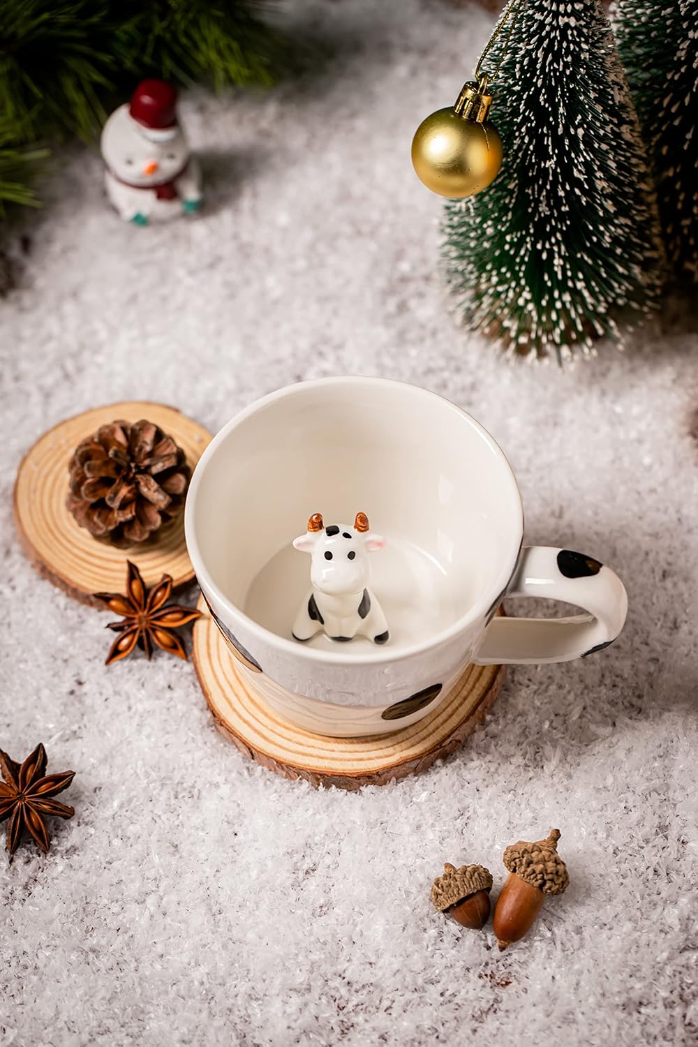 Cow Ceramic Cup Hidden 3D Animal Inside Mug - Image 2