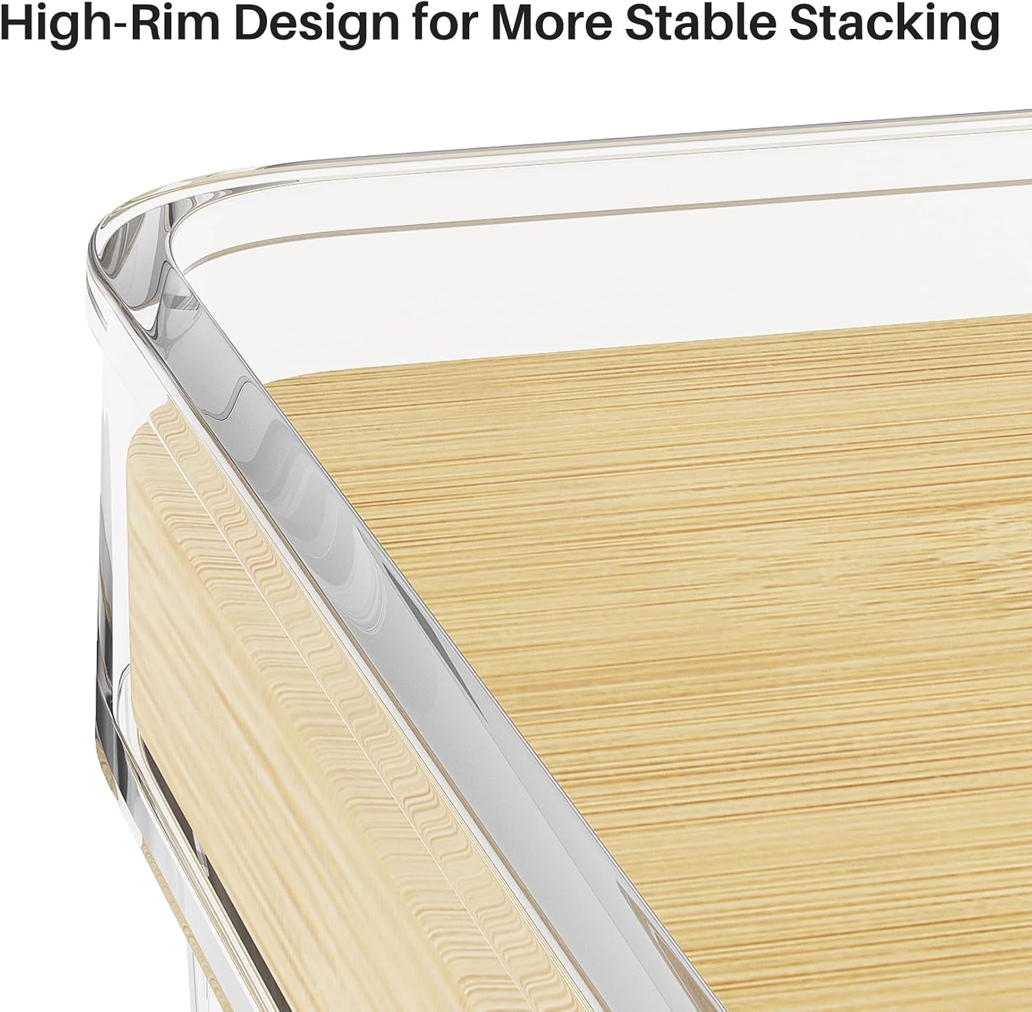 2 Set Pantry Organizer and Stackable Storage Kitchen - Image 4
