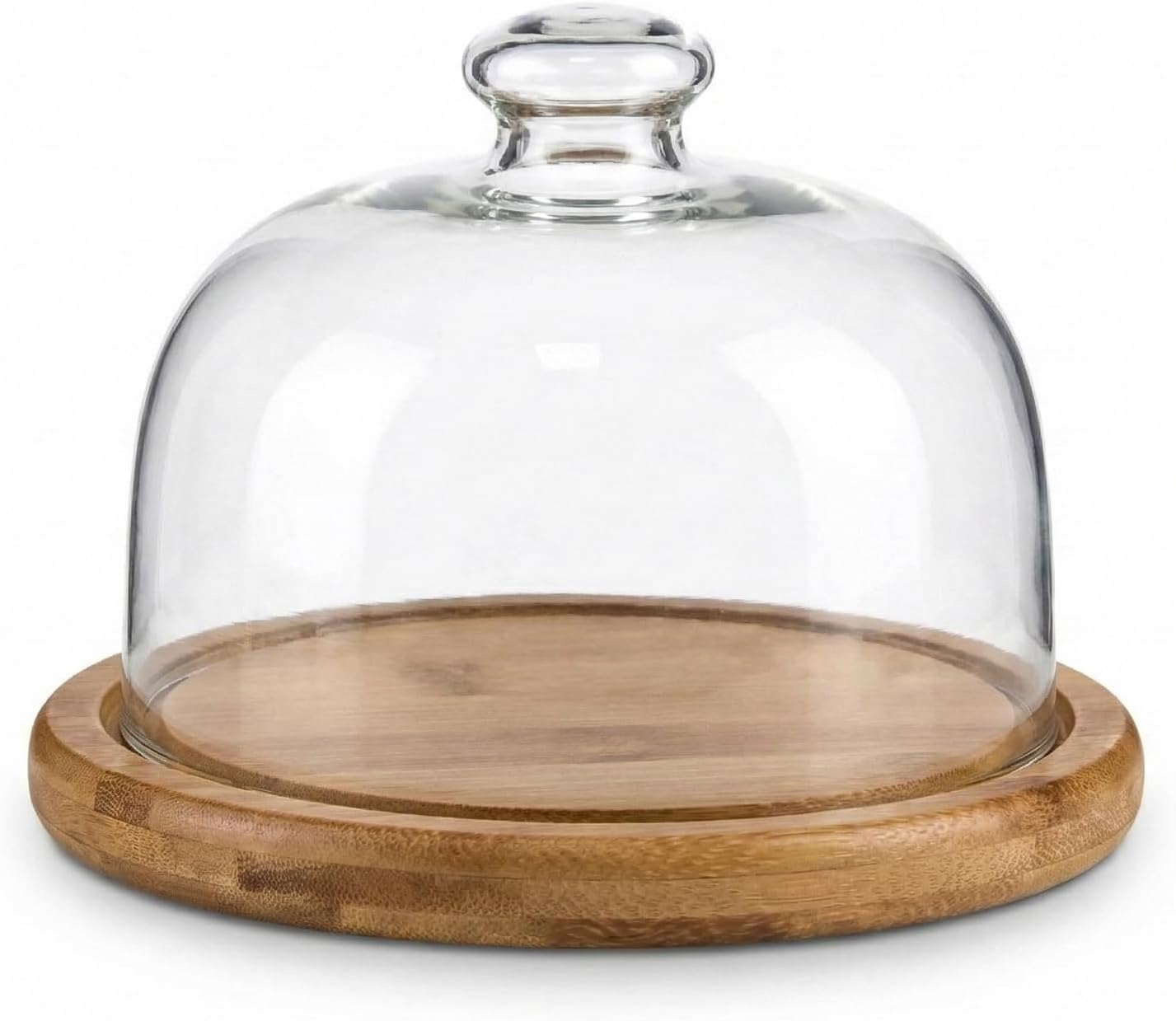 Glass Dessert Dome with Base