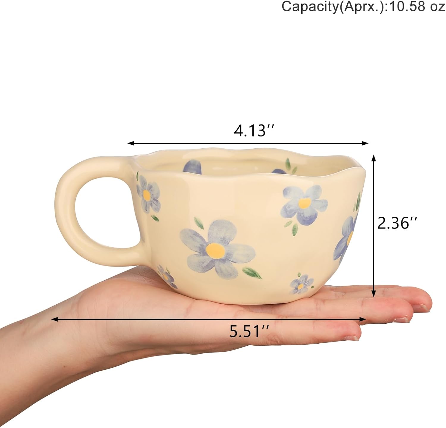 Retro Flower Mug - Image 2