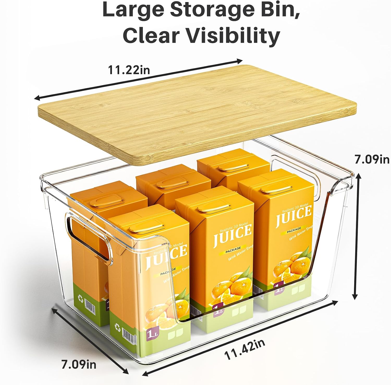 2 Set Pantry Organizer and Stackable Storage Kitchen - Image 2