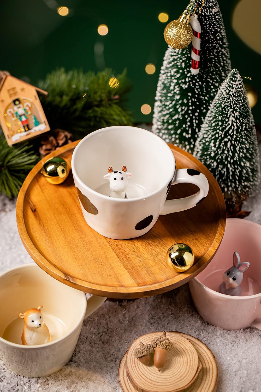 Cow Ceramic Cup Hidden 3D Animal Inside Mug - Image 4