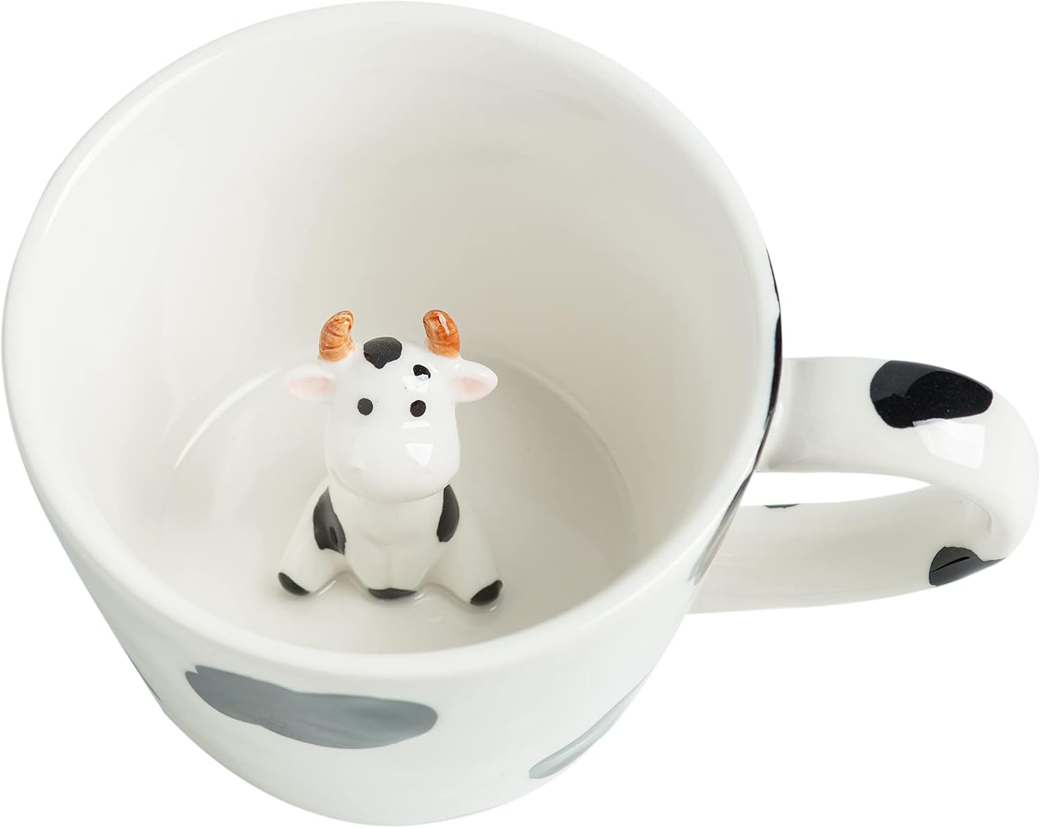 Cow Ceramic Cup Hidden 3D Animal Inside Mug