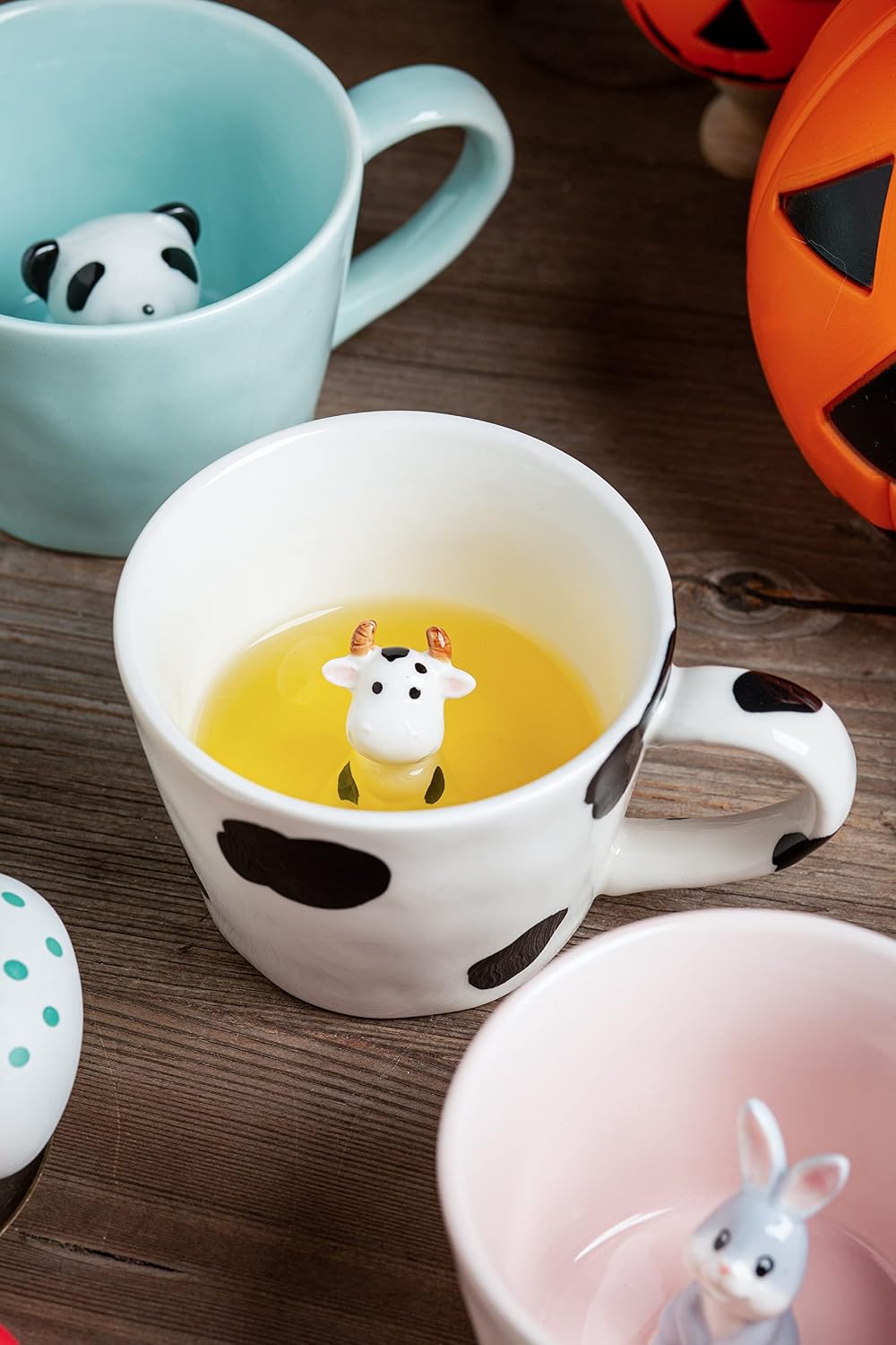 Cow Ceramic Cup Hidden 3D Animal Inside Mug - Image 5