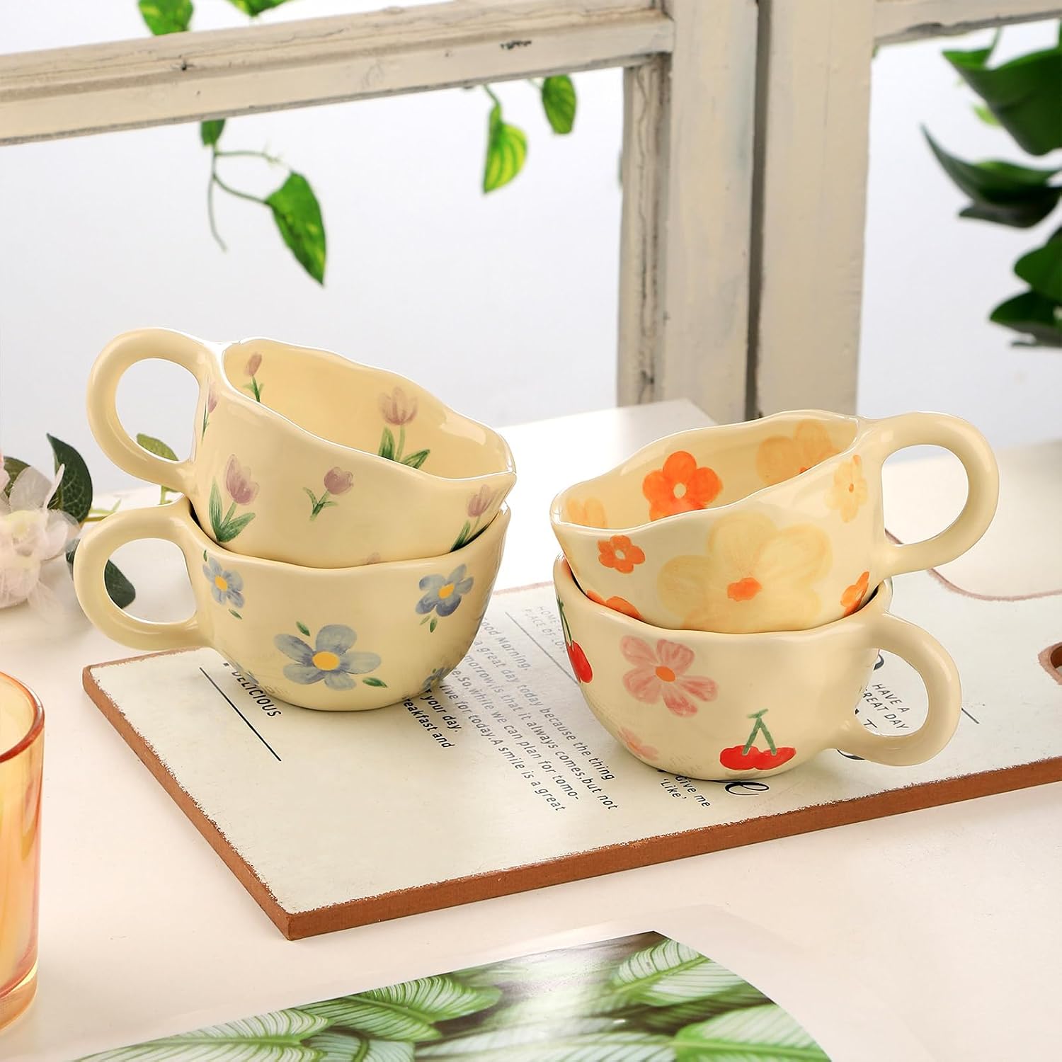 Retro Flower Mug - Image 7